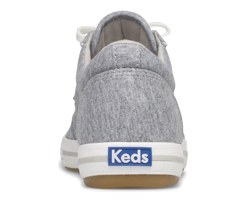 Womens Keds Sneakers - Courty Jersey - Grey - 8247-NBTIG